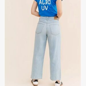 NWOT Madewell The Curvy Perfect Vintage Wide Leg Crop Jeans Size 27P